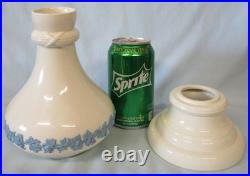 Wedgwood Lavender on Cream Embossed Grape Lamp Parts