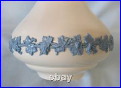 Wedgwood Lavender on Cream Embossed Grape Lamp Parts
