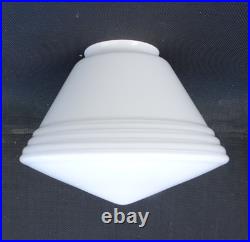 White Opaline Glass Lamp Shade Art Deco Gispen Dutch Spare Parts Replacement