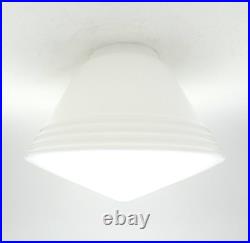 White Opaline Glass Lamp Shade Art Deco Gispen Dutch Spare Parts Replacement