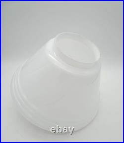 White Opaline Glass Lamp Shade Art Deco Gispen Dutch Spare Parts Replacement