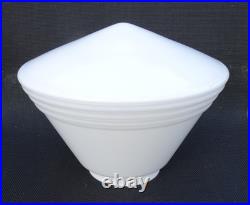 White Opaline Glass Lamp Shade Art Deco Gispen Dutch Spare Parts Replacement